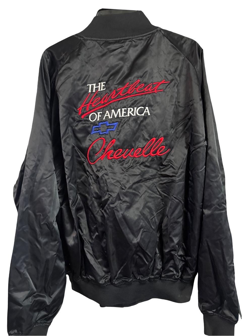 Westark Chevrolet The Heartbeat Of America Satin Jacket Size XXL - Picture 2 of 3